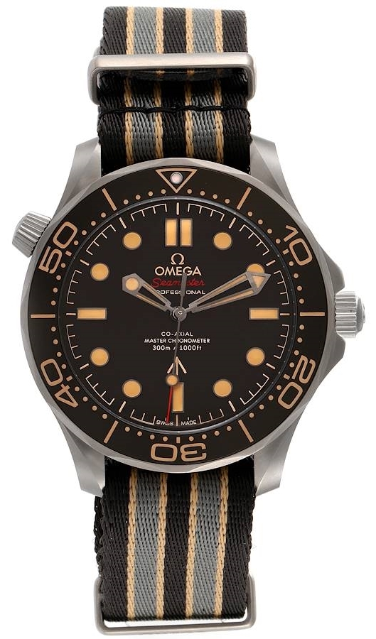 Omega Herrklocka 210.92.42.20.01.001 Seamaster Diver 300M Brun/Textil - Omega