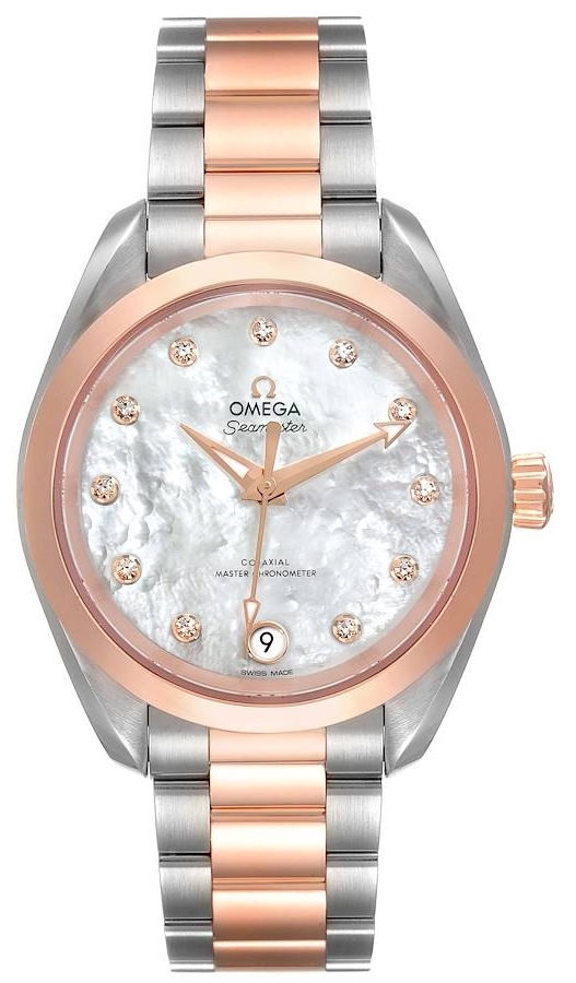 Omega Damklocka 220.20.34.20.55.001 Seamaster Aqua Terra 150M Vit/18 - Omega