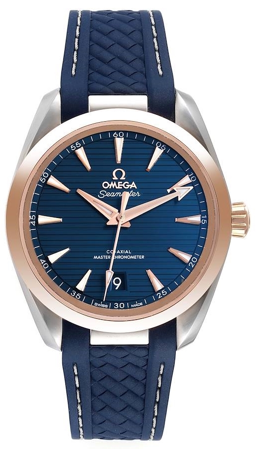 Omega 220.23.38.20.03.001 Seamaster Aqua Terra 150M Blå/Läder Ø38 - Omega