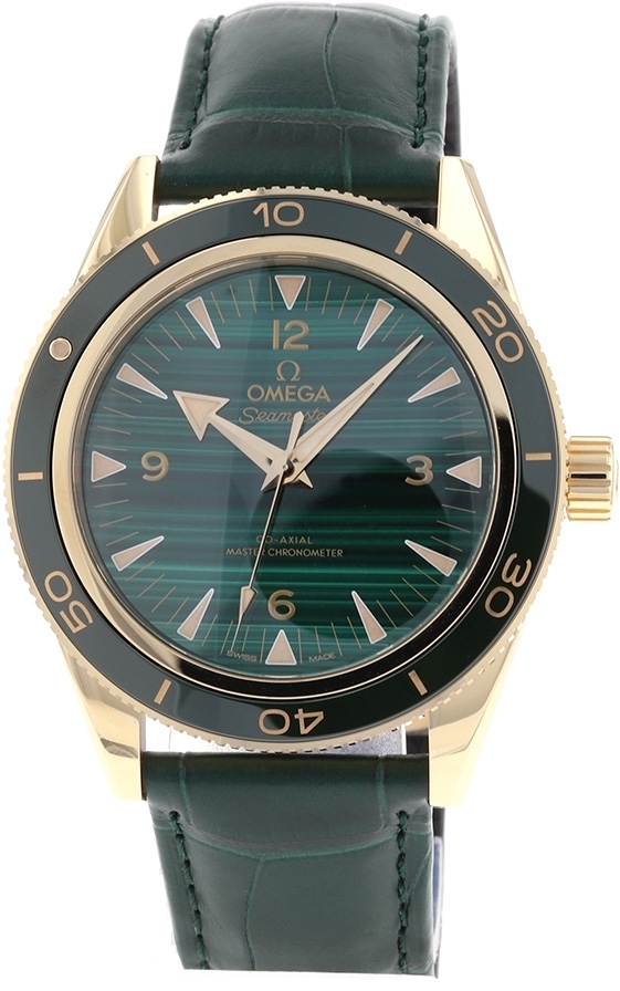 Omega Herrklocka 234.63.41.21.99.001 Seamaster 300M Grön/Läder Ø41 - Omega