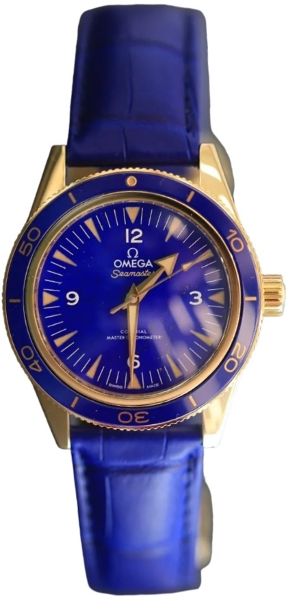 Omega Herrklocka 234.63.41.21.99.002 Seamaster 300M Blå/Läder Ø41 - Omega
