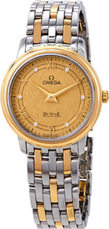 Omega Damklocka 424.20.27.60.58.004 De Ville Prestige Guld/18 karat - Omega