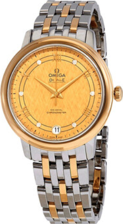Omega Damklocka 424.20.33.20.58.003 De Ville Prestige Guld/18 karat - Omega