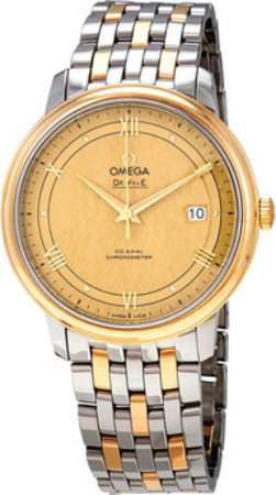 Omega Herrklocka 424.20.40.20.08.001 De Ville Prestige Guld/18 karat - Omega