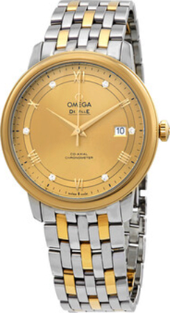 Omega Herrklocka 424.20.40.20.58.001 De Ville Prestige Guld/18 karat - Omega