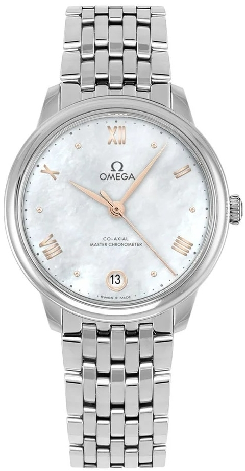 Omega Damklocka 434.10.34.20.05.001 De Ville Prestige Vit/Stål Ø34 - Omega