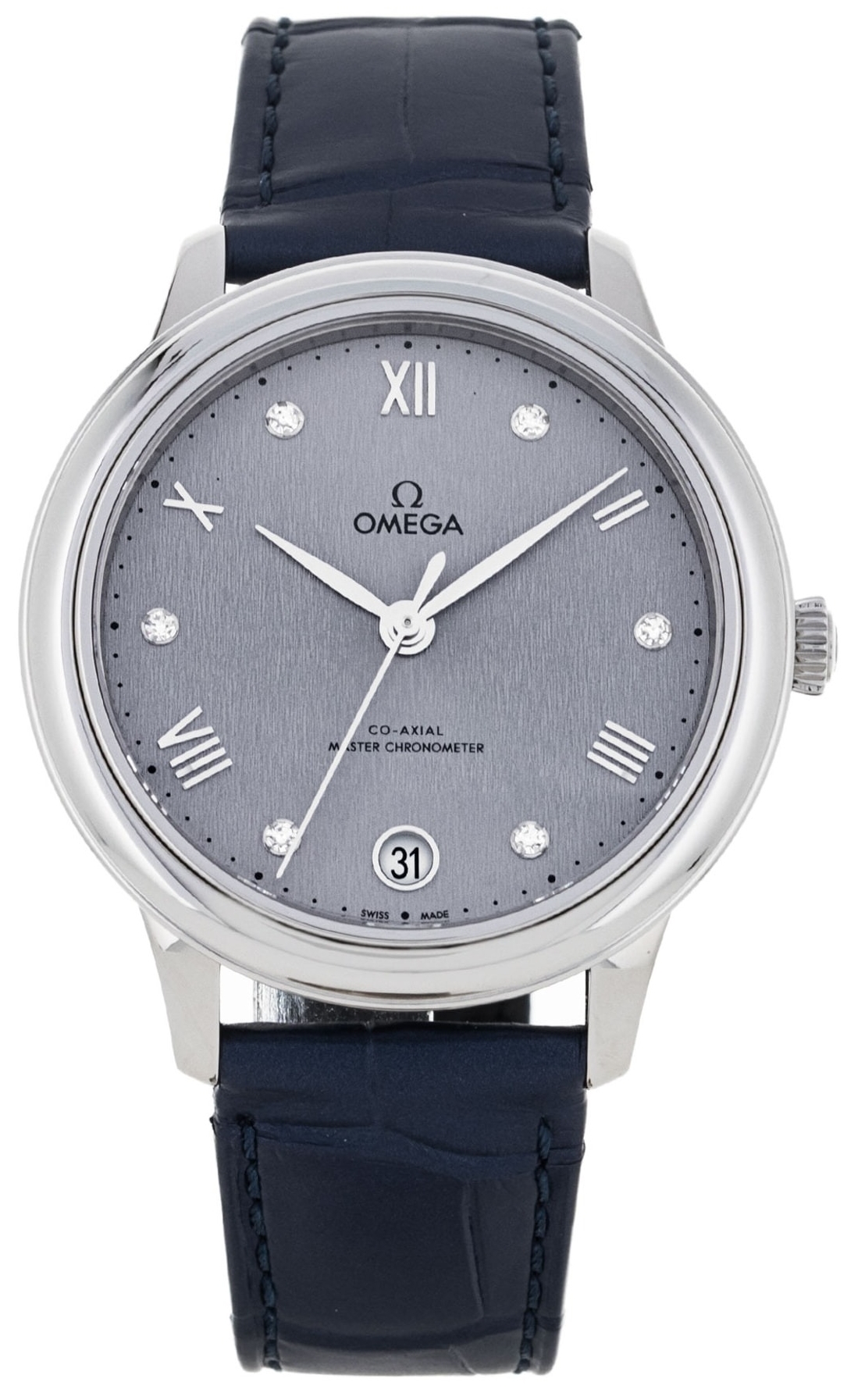 Omega Damklocka 434.13.34.20.53.001 De Ville Prestige Grå/Läder - Omega