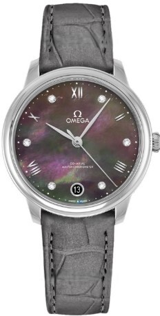 Omega Damklocka 434.13.34.20.57.001 De Ville Prestige Svart/Läder - Omega