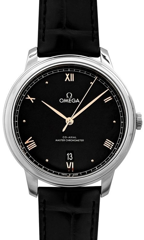 Omega Herrklocka 434.13.40.20.01.001 De Ville Prestige Svart/Läder - Omega