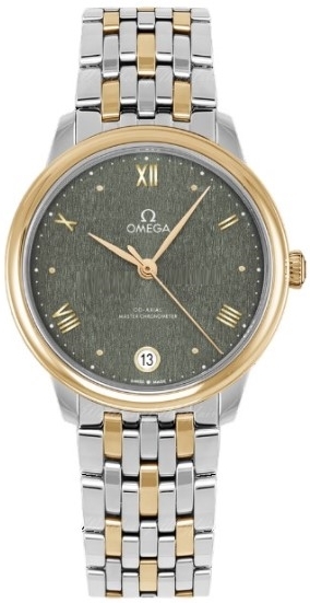 Omega Damklocka 434.20.34.20.10.001 De Ville Prestige Grå/18 karat - Omega