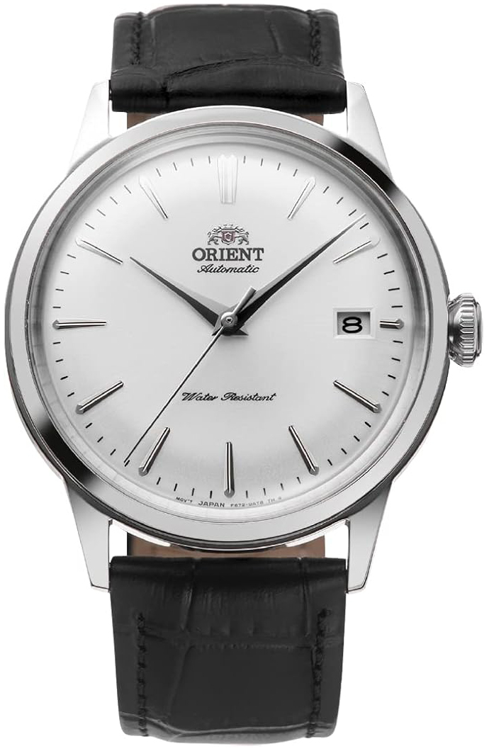 Orient Herrklocka RA-AC0M03S30B Bambino 2nd Generation Vit/Läder - Orient