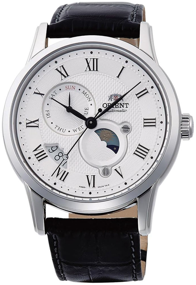 Orient Herrklocka RA-AK0008S30B Classic Silverfärgad/Läder Ø42 mm - Orient