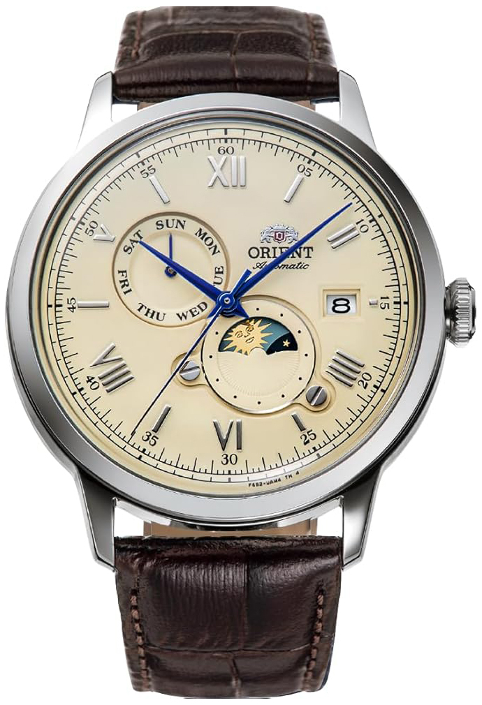 Orient Herrklocka RA-AK0803Y30B Bambino Beige/Läder Ø40.5 mm - Orient