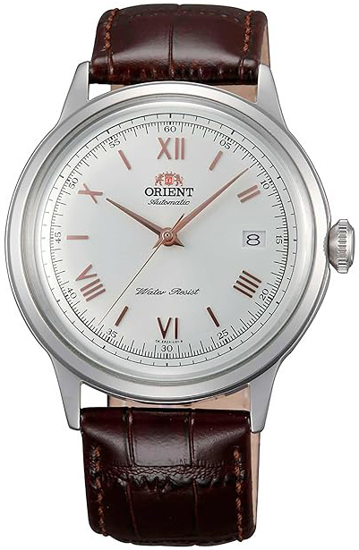 Orient Herrklocka TAC00008W0 Bambino Silverfärgad/Läder Ø40.5 mm - Orient