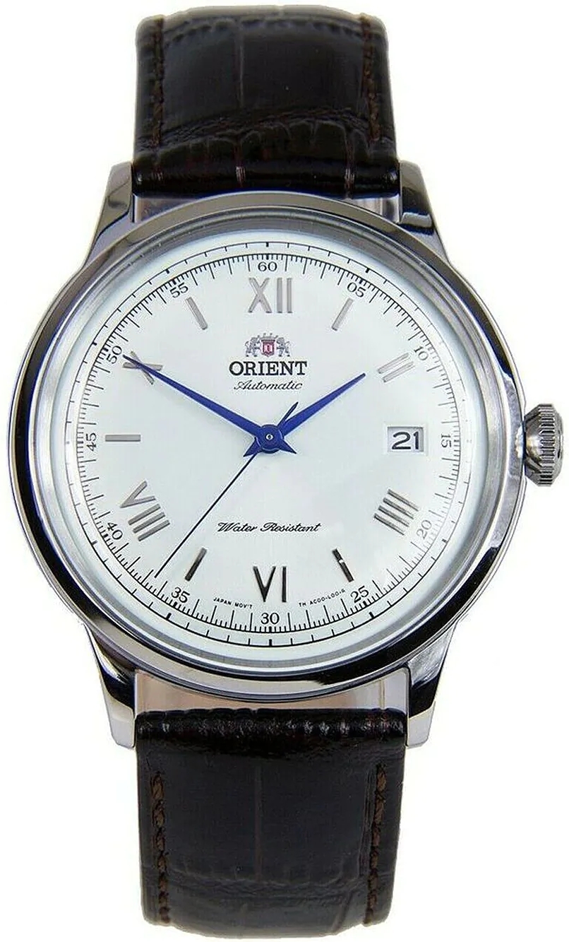 Orient Herrklocka TAC00009W0 Bambino 2nd Generation Vit/Läder Ø41 mm - Orient
