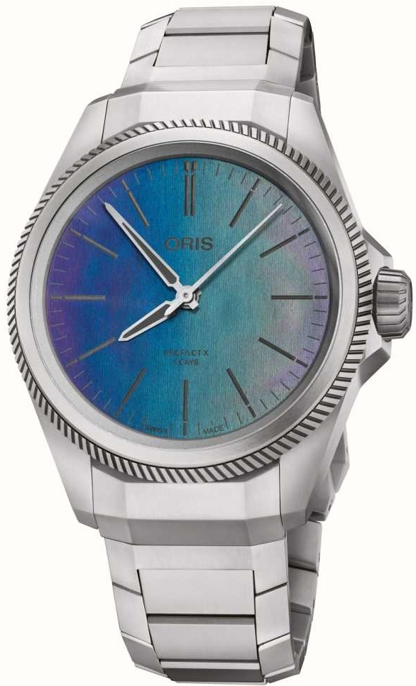 Oris Herrklocka 01 400 7778 7150-07 7 20 01TLC Propilot X Blå/Titan