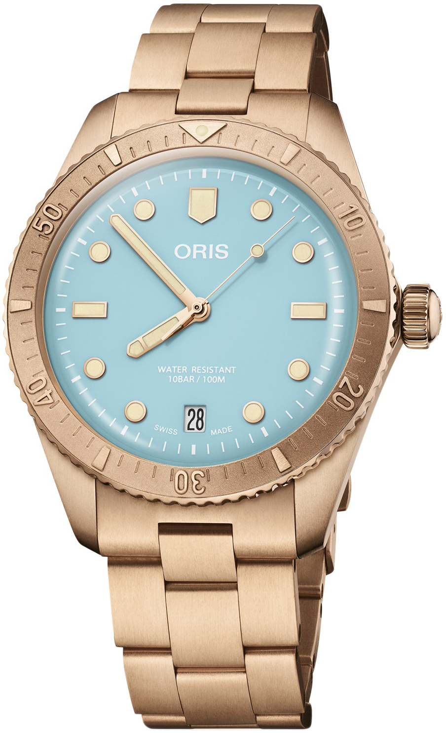 Oris 01 733 7771 3155-07 8 19 15 Diving Blå Ø38 mm - Oris