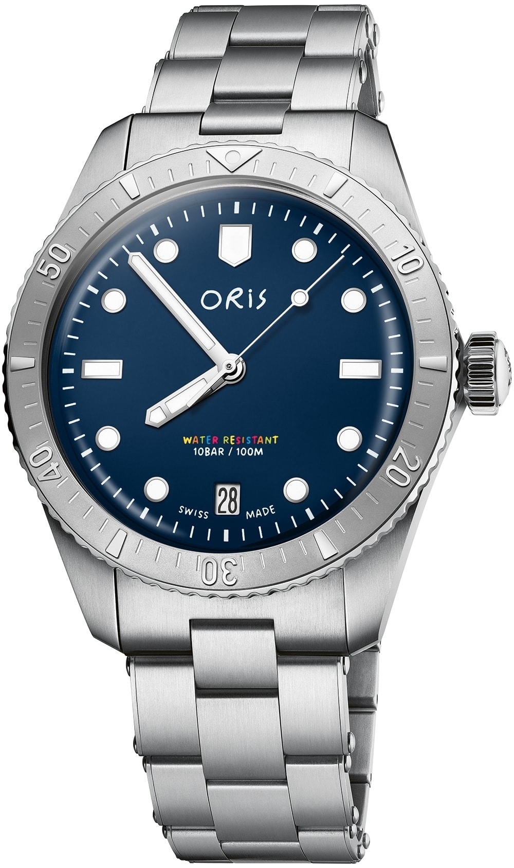 Oris 01 733 7771 4085-Set Divers LFP Limited Edition Blå/Stål Ø38 - Oris