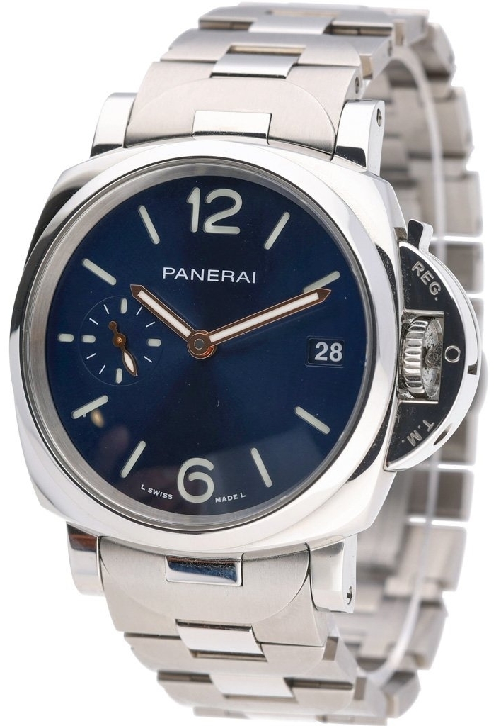 Panerai PAM01123 Luminor Blå/Stål Ø38 mm - Panerai