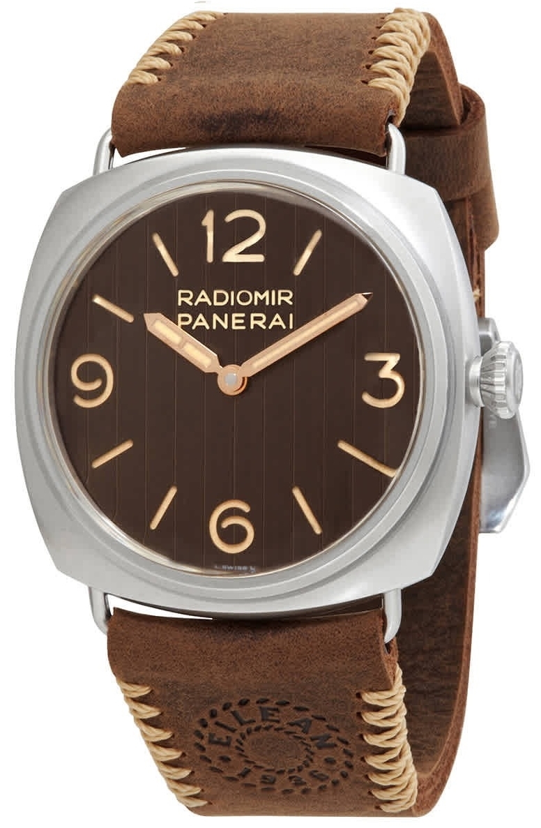Panerai Herrklocka PAM01243 Radiomir Brun/Läder Ø45 mm - Panerai