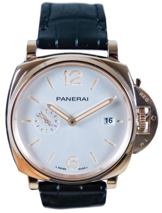 Panerai PAM01336 Luminor Due Vit/Läder Ø42 mm - Panerai