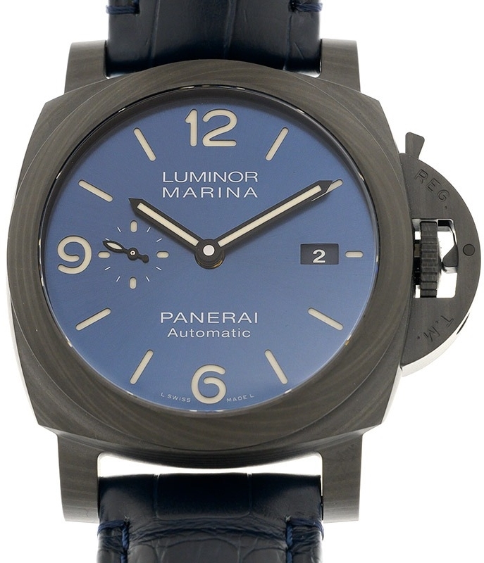 Panerai Herrklocka PAM01664 Luminor Blå/Läder Ø44 mm - Panerai