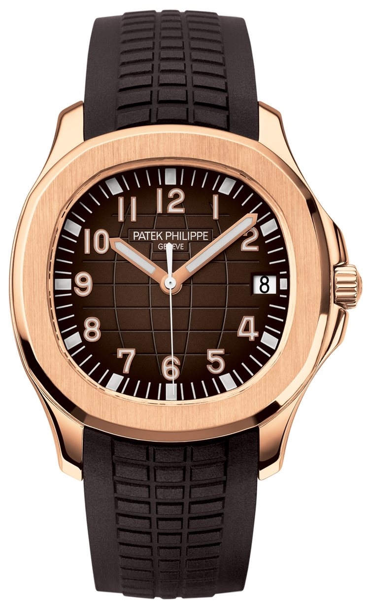 Patek Philippe Herrklocka 5167R/001 Aquanaut Extra Large Brun/Gummi