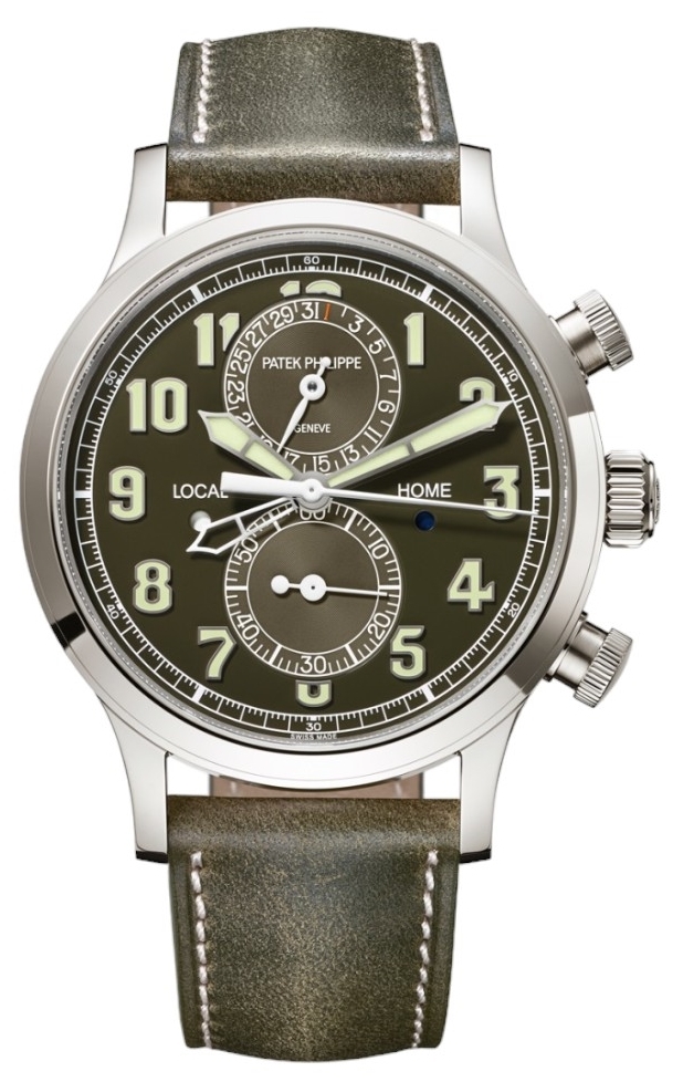 Patek Philippe Herrklocka 5924G-010 Complications Grön/Läder Ø42 mm - Patek Philippe