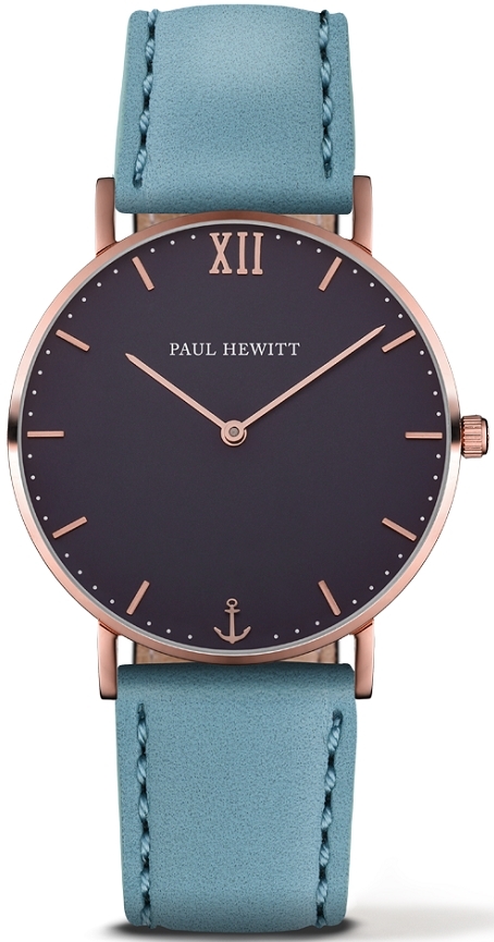 Paul Hewitt Damklocka PH-6455174L Sailor Line Svart/Läder Ø36 mm - Paul Hewitt