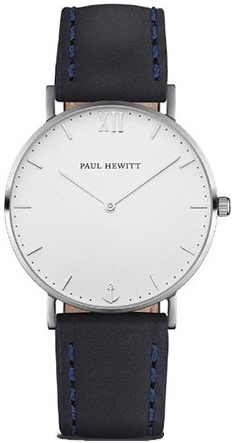 Paul Hewitt Damklocka PH-6455224K Sailor Line Silverfärgad/Läder - Paul Hewitt