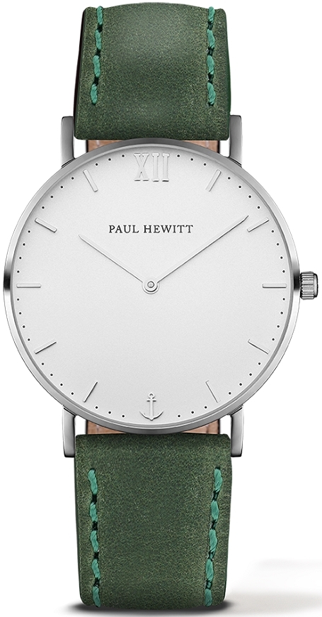 Paul Hewitt Damklocka PH-6455249L Sailor Line Silverfärgad/Läder - Paul Hewitt