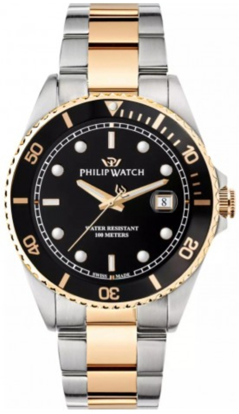 Philip Watch Herrklocka R8253597081 Classic Svart/Stål Ø42 mm - Philip Watch
