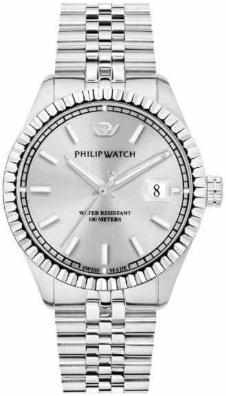 Philip Watch Herrklocka R8253597082 Caribe Silverfärgad/Stål Ø41 mm