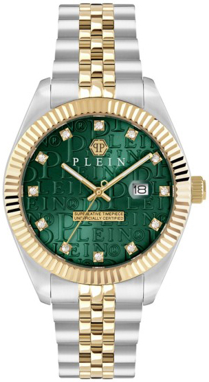 Philipp Plein Herrklocka PWMFA0325 Superlatives Grön/Gulguldtonat