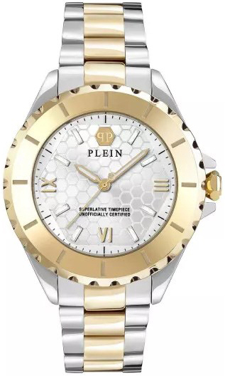 Philipp Plein Damklocka PWPOA0424 Heaven Silverfärgad/Gulguldtonat - Philipp Plein