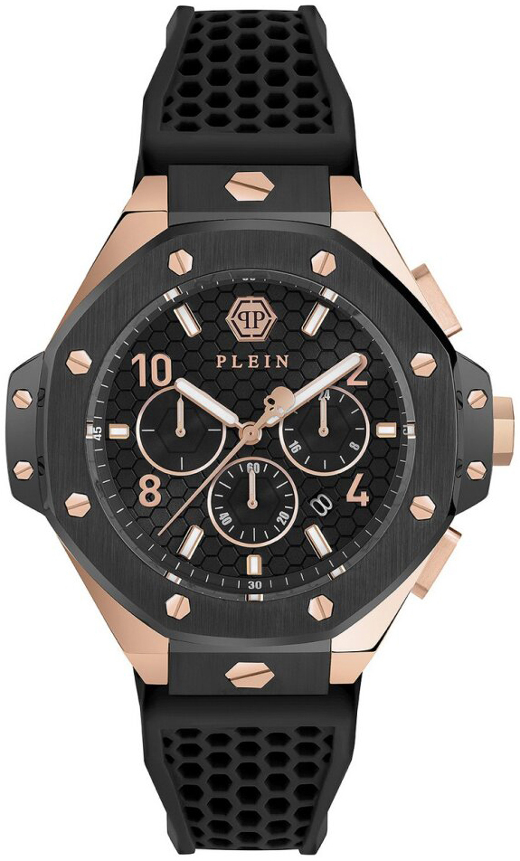 Philipp Plein Herrklocka PWPRA0824 Chrono Royal Svart/Gummi Ø46 mm - Philipp Plein