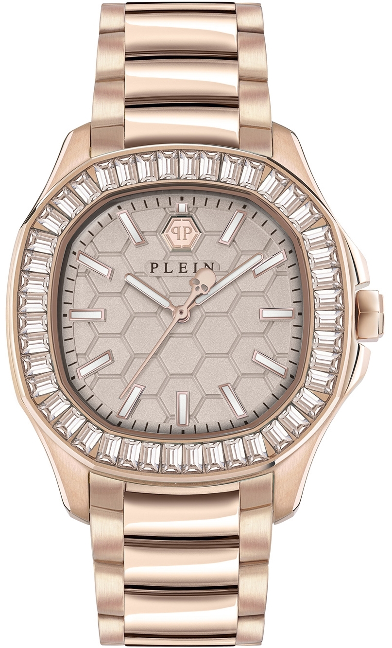 Philipp Plein Damklocka PWTAA0723 Spectre Antikvit/Roséguldstonat - Philipp Plein