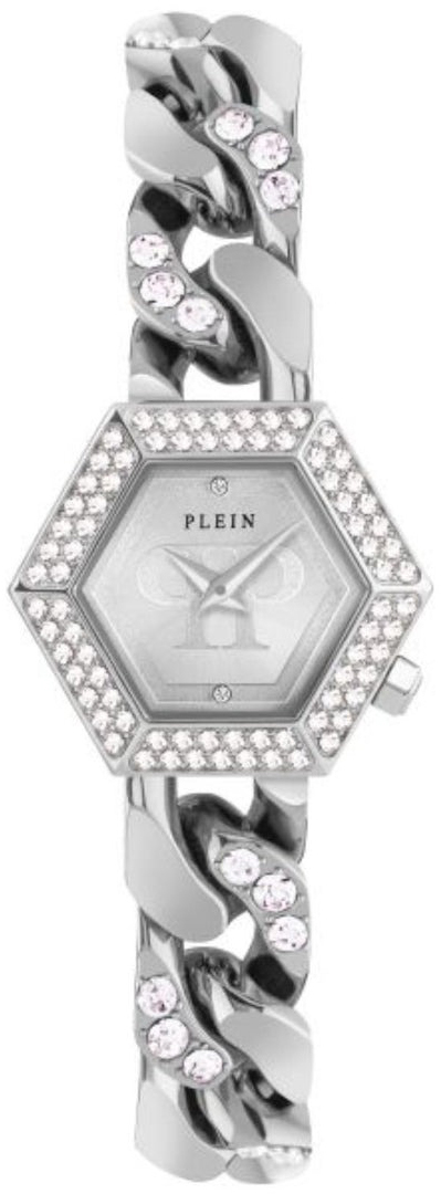 Philipp Plein Damklocka PWWBA0123 The Hexagon Silverfärgad/Stål - Philipp Plein