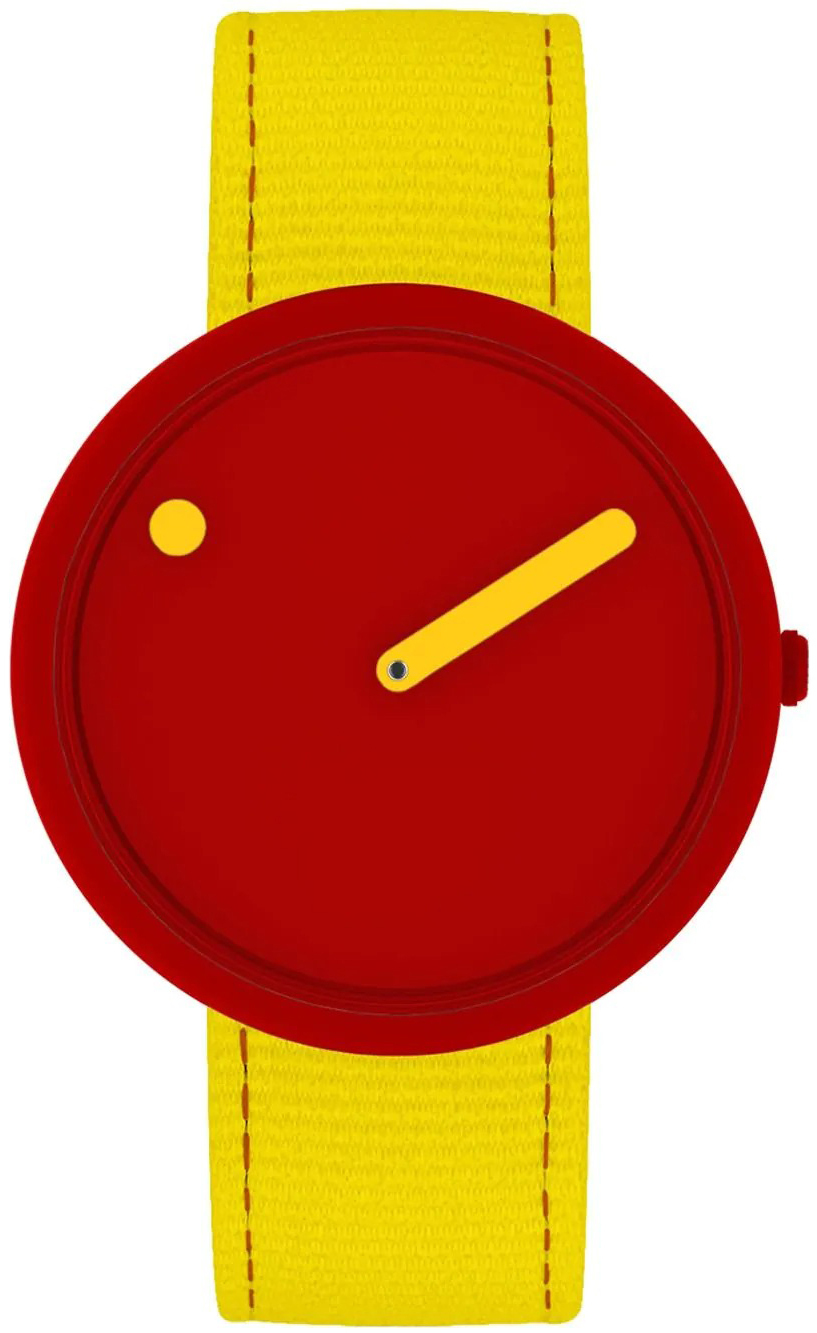 PICTO R44026-R022 Röd/Textil Ø40 mm
