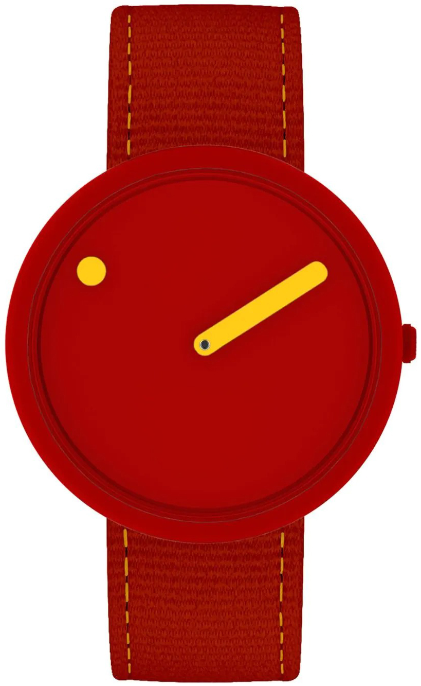 PICTO R44026-R026 Röd/Textil Ø40 mm