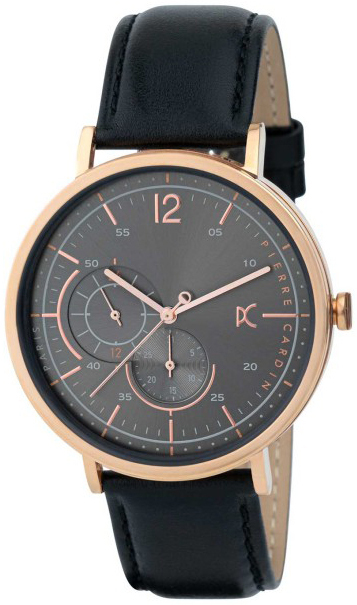 Pierre Cardin Herrklocka CBN.3023 Bonne Nouvelle Grå/Läder Ø42 mm - Pierre Cardin