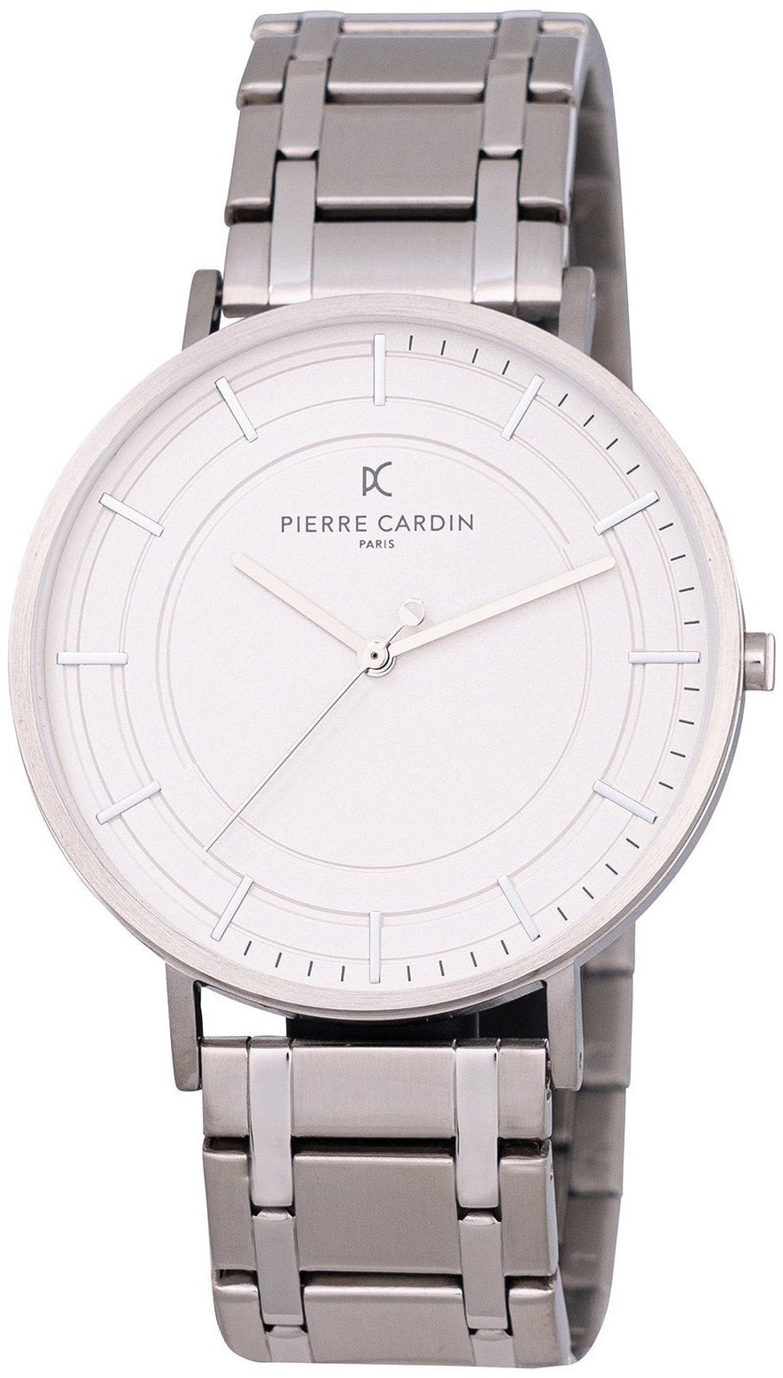 Pierre Cardin Herrklocka CBN.3038 Bonne Arena Vit/Stål Ø42 mm - Pierre Cardin