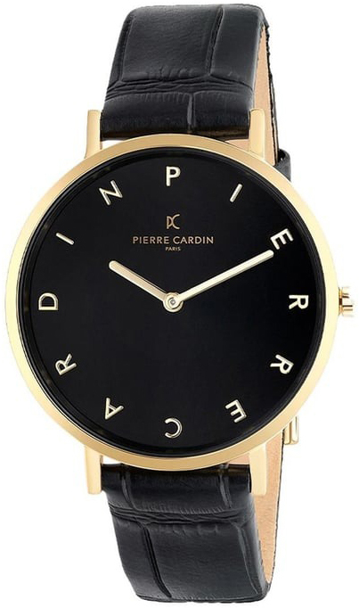 Pierre Cardin Damklocka CBV.1146 Belleville Svart/Läder Ø36 mm - Pierre Cardin