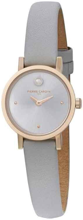 Pierre Cardin Damklocka CCM.0506 Canal Grå/Läder Ø27 mm - Pierre Cardin