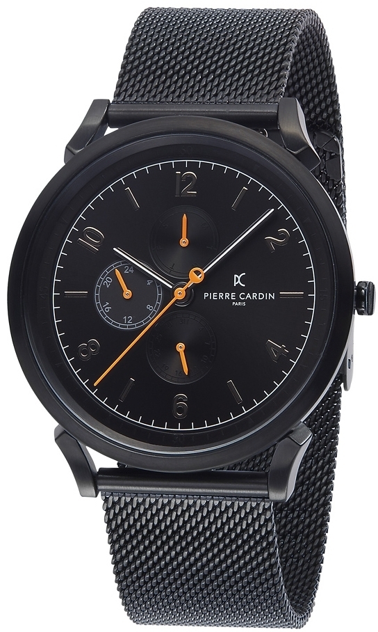 Pierre Cardin Herrklocka CPI.2031 Pigalle Nine Svart/Stål Ø44 mm - Pierre Cardin