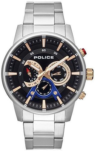 Police Herrklocka P15523JS02M Classic Svart/Stål Ø48 mm - Police