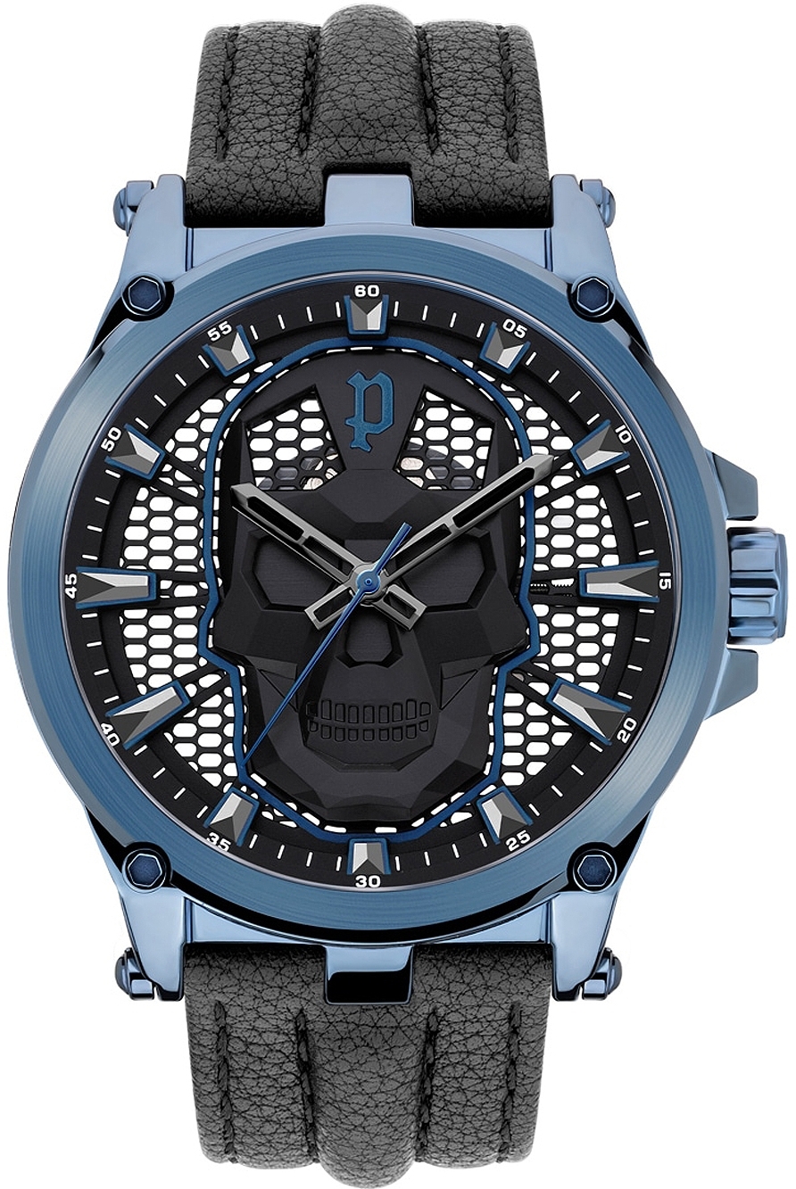 Police Herrklocka PEWJA2108202 Vertex Svart/Läder Ø47 mm - Police