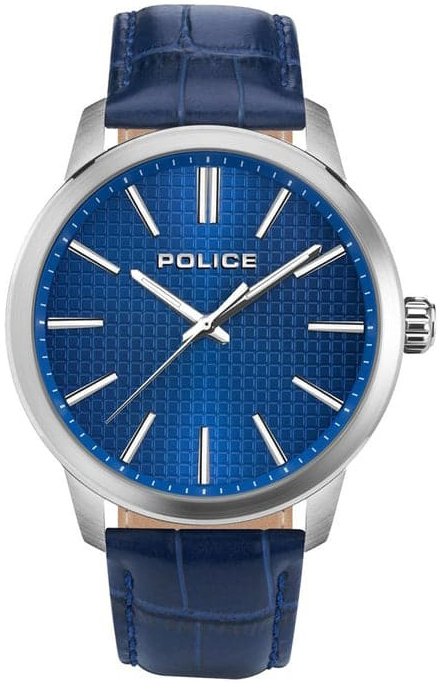 Police Herrklocka PEWJA2207703 Raho Blå/Läder Ø44 mm - Police