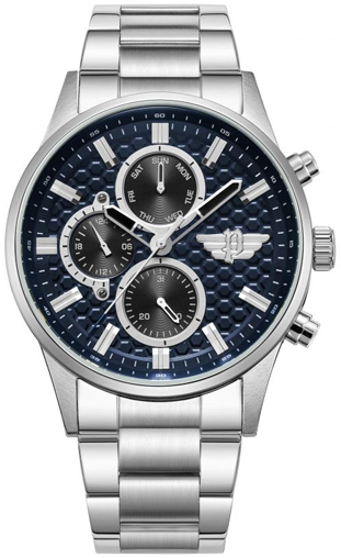 Police Herrklocka PEWJK2229405 Classic Blå/Stål Ø45 mm - Police