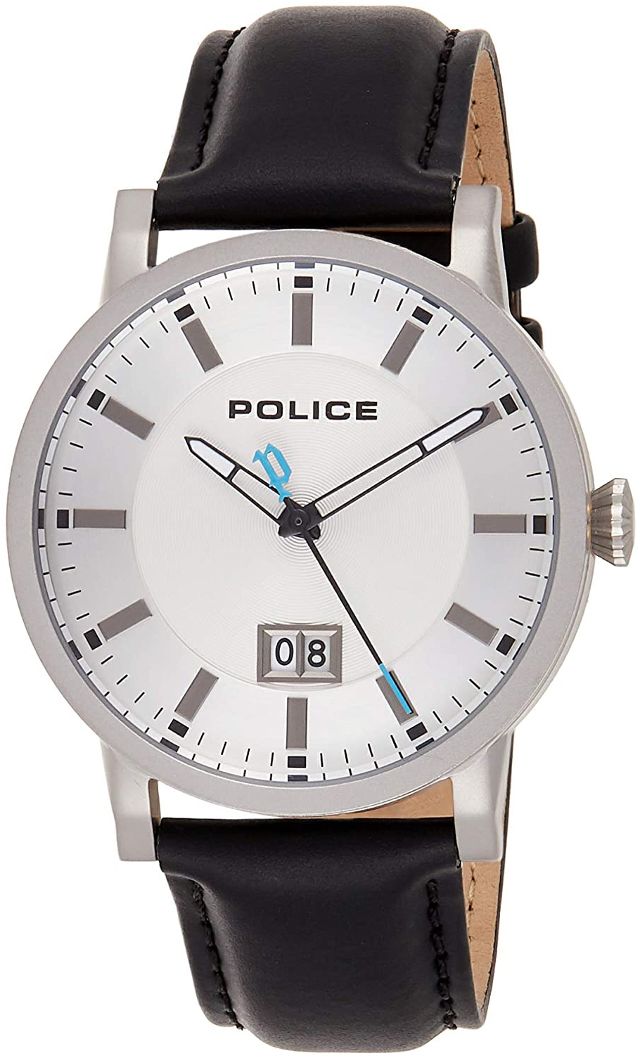 Police Herrklocka PL15404JS.01 Silverfärgad/Läder Ø42 mm - Police